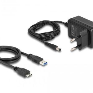 Конвертор Delock, SuperSpeed USB 5 Gbps (USB 3.2 Gen 1) - SATA 6 Gbps, Вкл. захранване - Image 3