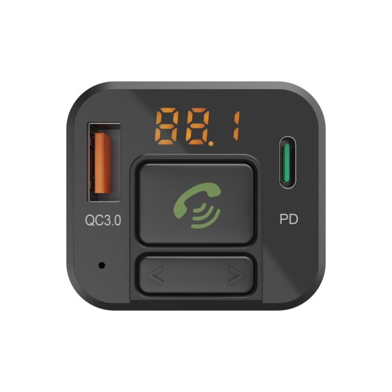 FM Трансмитер HAMA, Блутут функция, Хендсфри, 1xUSB-C,1xUSB-A, 14169 - Image 2