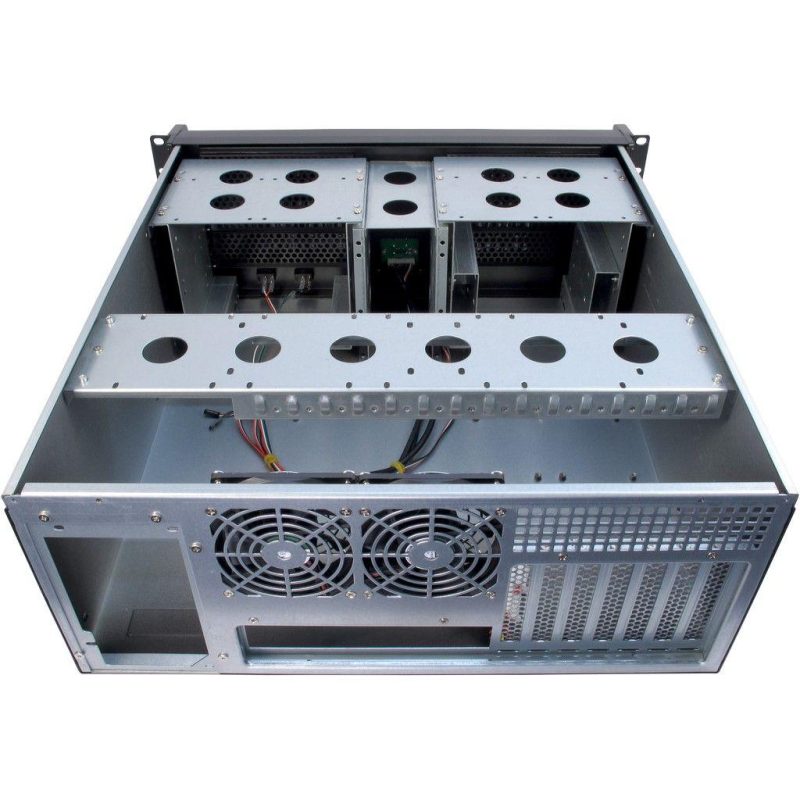 Кутия InterTech 4U-4098-S, 4U, 19", Чернa - Image 4