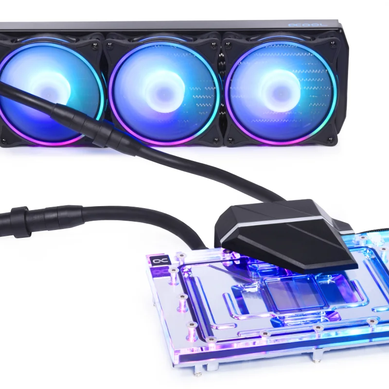 Воден блок с радиатор за видео карта Alphacool Eiswolf 2 AIO - 360mm RTX 4090 Reference with Backplate