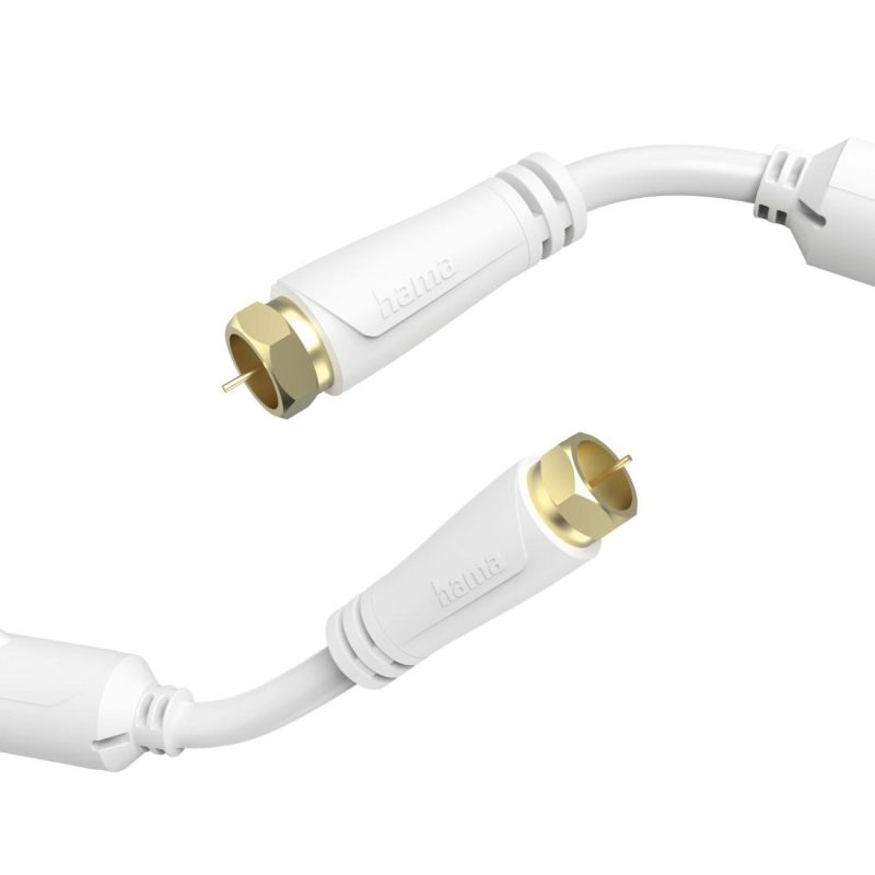 HAMA Коаксиален антенен кабел SAT, F-Plug - F-Plug, 1,5 m, 100 dB, 205251 - Image 3