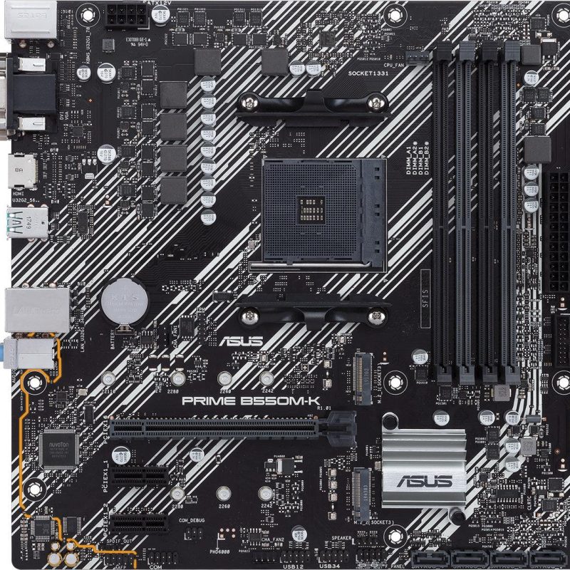 Дънна платка ASUS Prime B550M-K, socket AM4