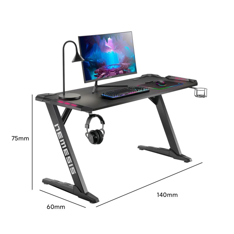 Геймърско бюро Nemesis Pro Led - Image 7