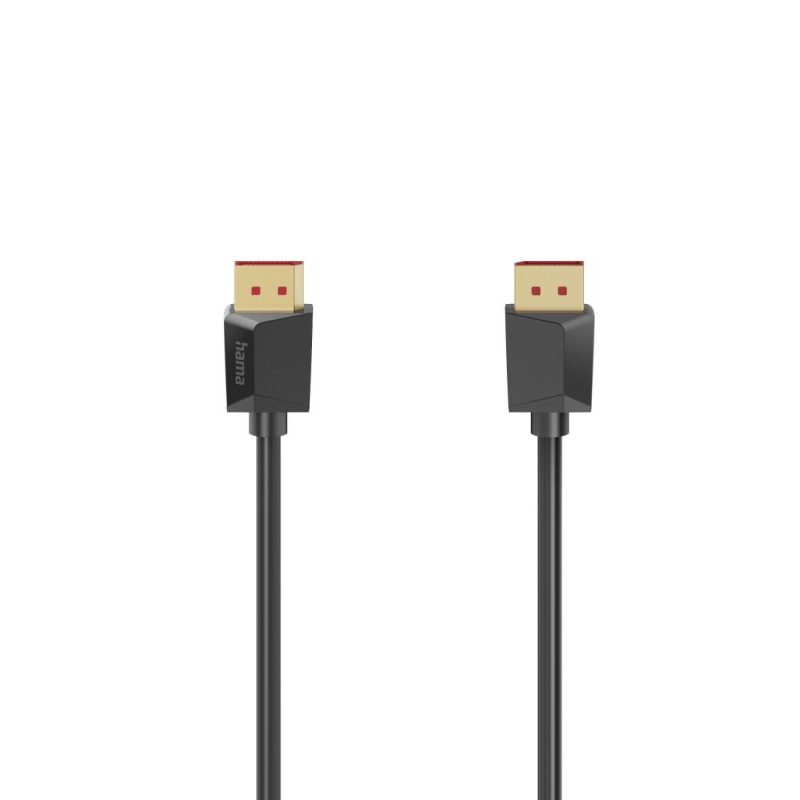 HAMA Кабел DisplayPort, DP 2.1, Ultra-HD 8K, 40 Gbit/s, 2.00 м - Image 2