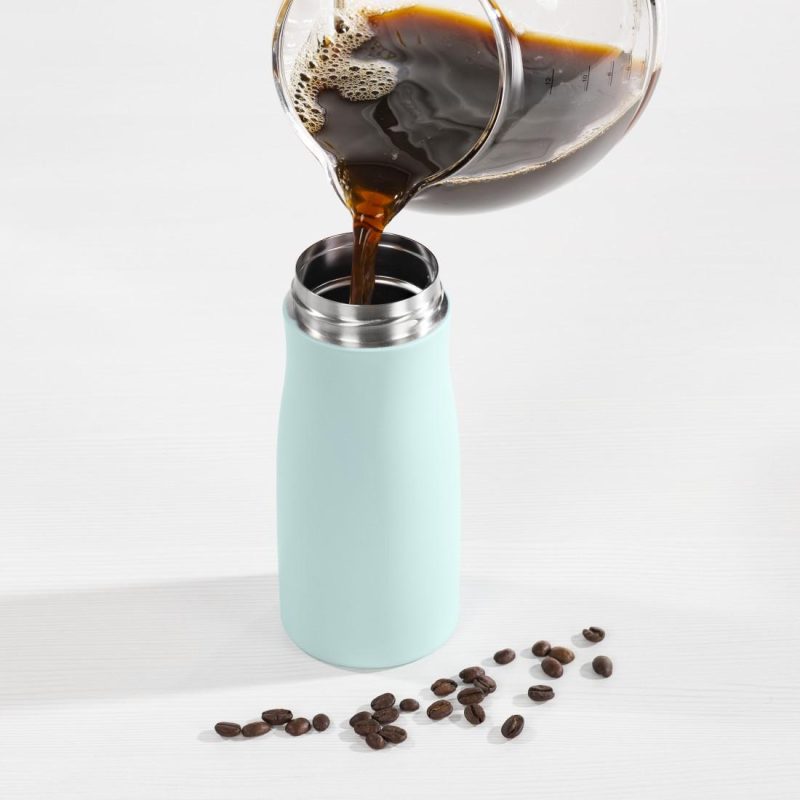 Термо чаша Xavax To Go, 400 ml, Изолирана, Отвор за напитки, Пастелно синьо - Image 4