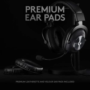 Бъндъл Геймърски слушалки Logitech PRO X + Поставка за слушалки - Image 4