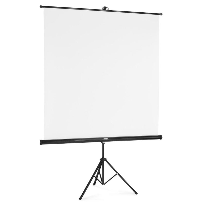 Екран на стойка 125x125 cm, 2 в 1, мобилен комплект, 21575 - Image 2