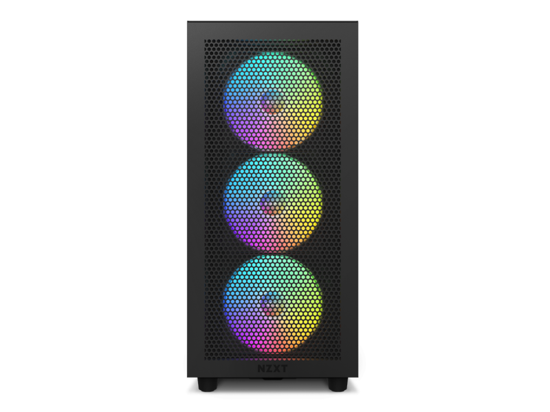 Кутия NZXT H7 Flow RGB Matte Black Mid-Tower - Image 4