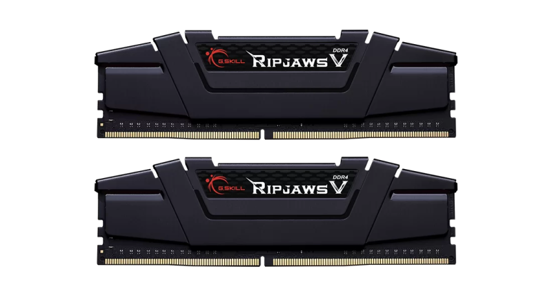 Памет G.SKILL Ripjaws V Black 16GB(2x8GB) DDR4 3200MHz F4-3200C16D-16GVKB