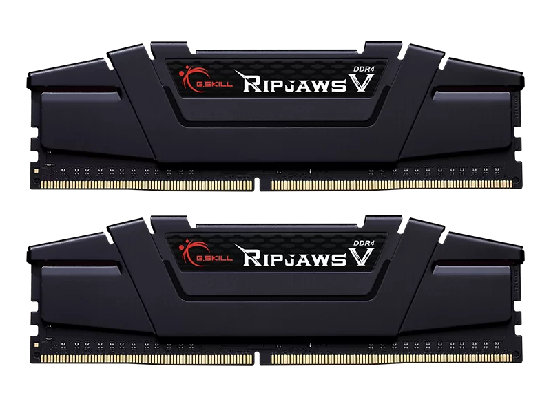 Памет G.SKILL Ripjaws V Black 16GB(2x8GB) DDR4 3200MHz F4-3200C16D-16GVKB