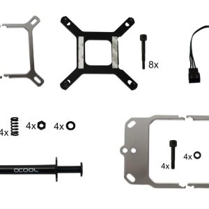 Воден блок за процесор Alphacool Eisblock XPX Aurora Edge, Acryl Chrome, Digital RGB - Image 8