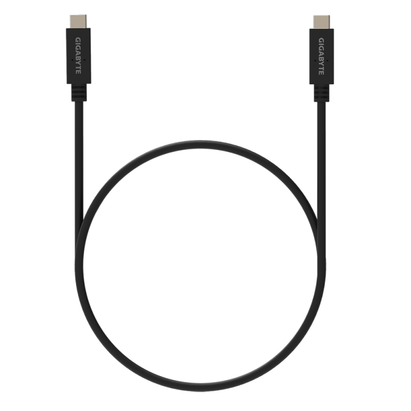 Кабел GIGABYTE USB Type-C мъжко към USB Type-C мъжко  3.2Gen, 1 м 10Gbp/s - Image 3
