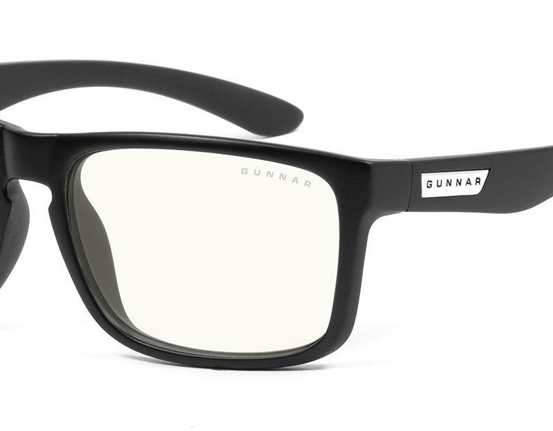 Компютърни очила GUNNAR INTERCEPT Onyx, Clear Natural, Черен