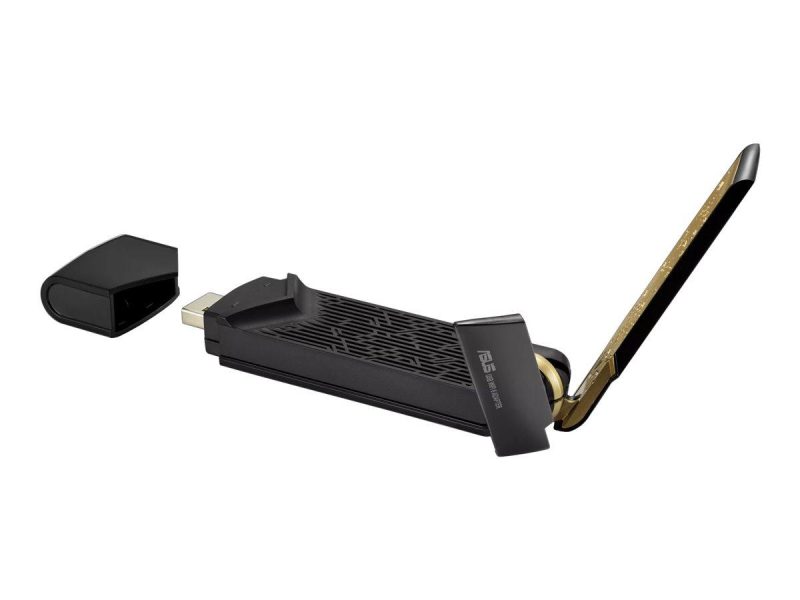 Безжичен адаптер ASUS USB-AX56 Dual Band AX1800 WiFi 6 802.11ax, USB 3.2 Gen1, вградена антена - Image 2
