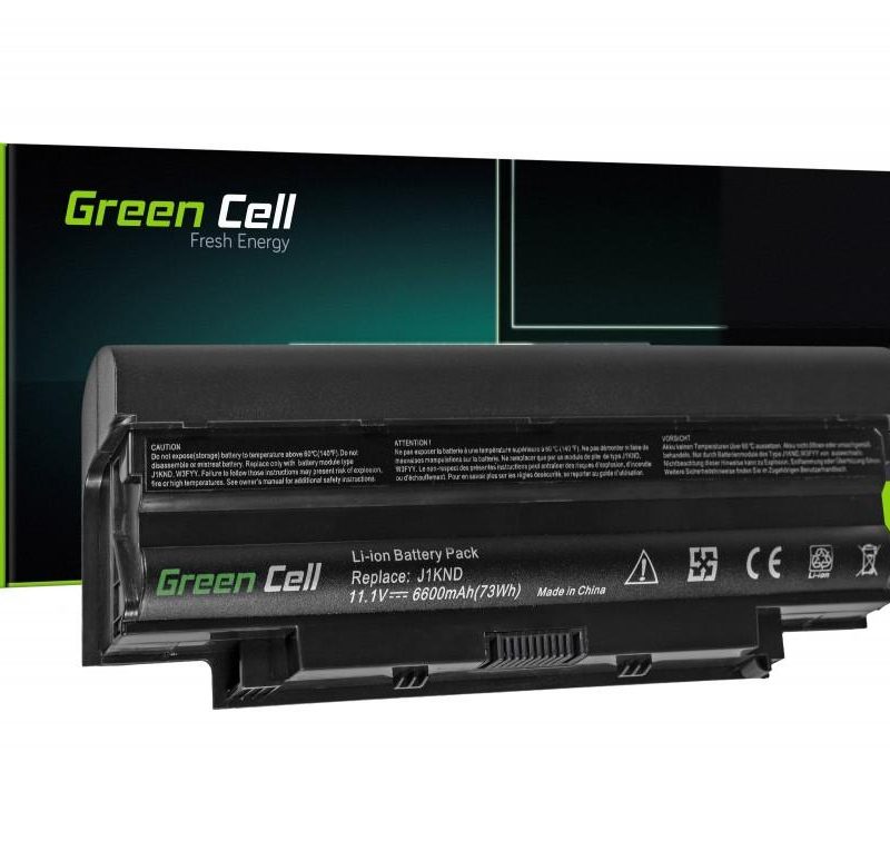 Батерия  за лаптоп GREEN CELL, Dell Inspiron 15 N5010 15R N5010 N5010 N5110 14R N5110 3550 Vostro 3550, 11.1V, 6600mAh