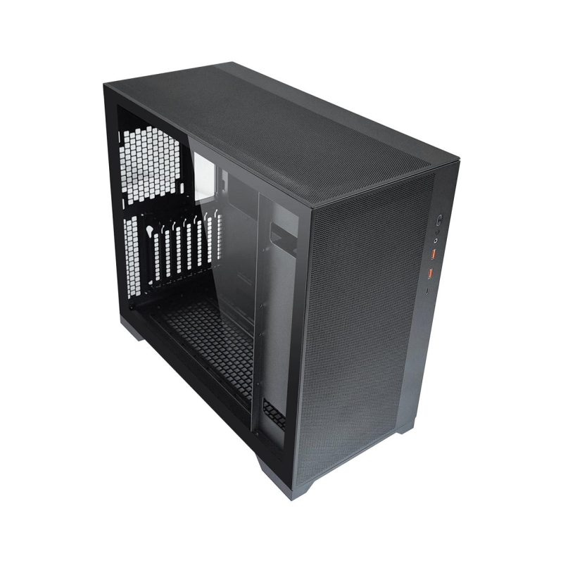 Кутия FSP CMT580B Mesh TG E-ATX Mid Tower, Черна - Image 2