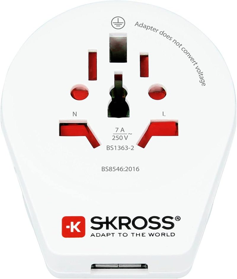 Адаптер SKROSS 1500267, World to UK, 220V - Image 2