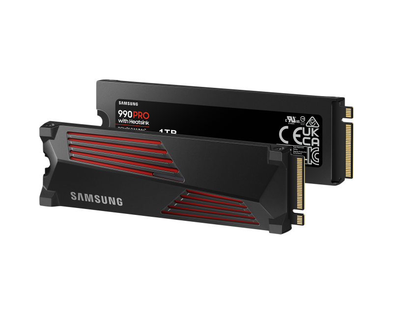 SSD SAMSUNG 990 PRO с Heatsink, 1TB, M.2 Type 2280, MZ-V9P1T0CW - Image 3