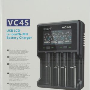 Зарядно у-во XTAR VC4SL, 4 гнезда, LCD дисплей, USB, LiIon & NIMH, 18650, CR123, AA, AAA - Image 2