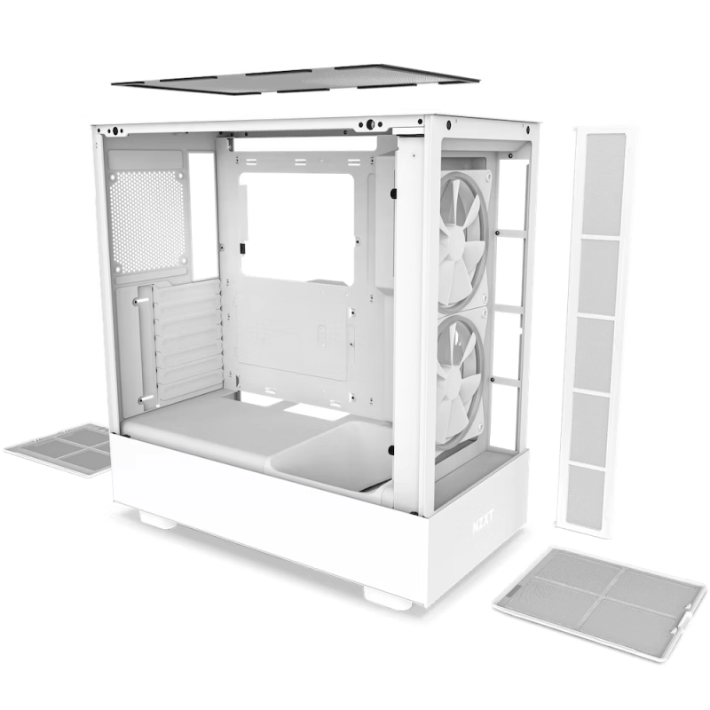 Кутия NZXT H5 Elite Matte White, Tempered Glass, Mid-Tower - Image 6
