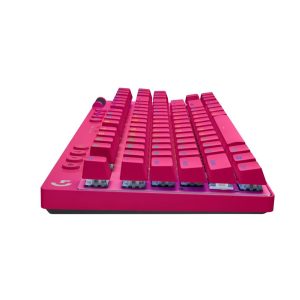Геймърска механична клавиатура Logitech G Pro X TKL Lightspeed Tactile Switch, Magenta - Image 4