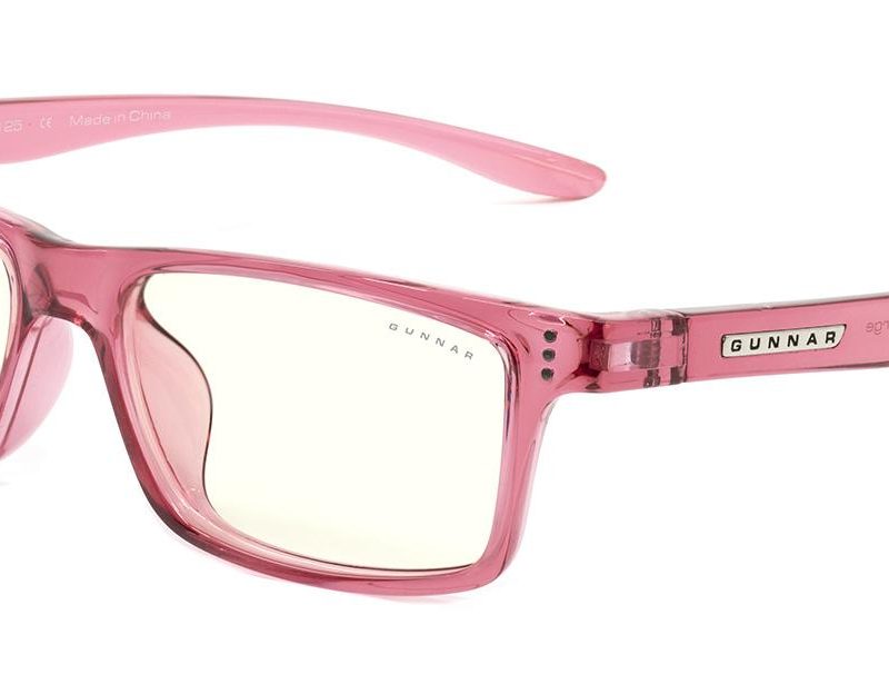 Детски компютърни очила GUNNAR Cruz Kids Large, Clear Natural, Розов