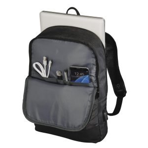 Раница за лаптоп HAMA Manchester, До 40 см (15.6"), USB порт, Черна, 216489 - Image 2