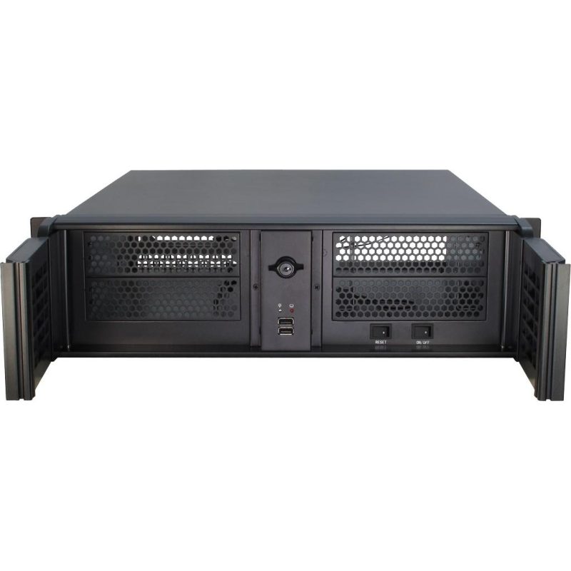 Кутия за сървър InterTech 3U 3098-S, 19", Чернa - Image 2