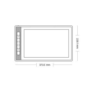 Графичен дисплей таблет HUION Kamvas Pro 13, 13.3", 2.5K 2560 x 1600, Черен - Image 4