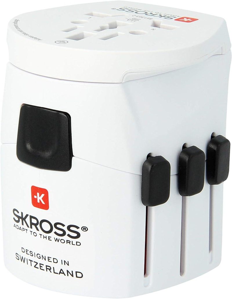 Адаптер SKROSS PRO Light 1.103165, World, Бял - Image 3