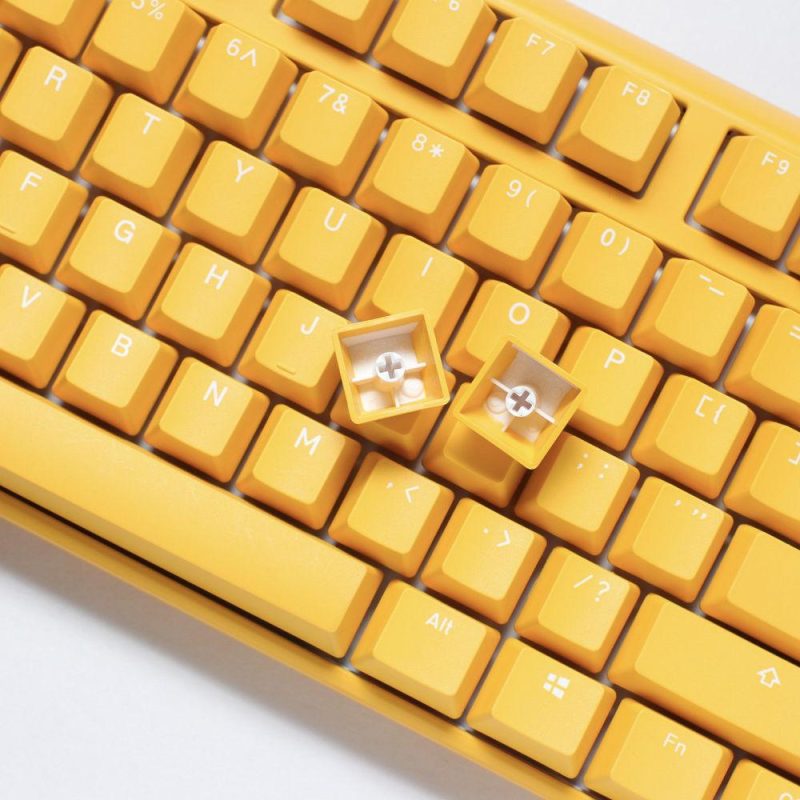 Геймърскa механична клавиатура Ducky One 3 Yellow Full-Size, Cherry MX Blue - Image 6