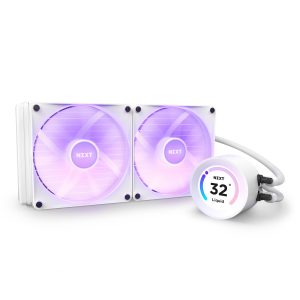 Охладител за процесор NZXT Kraken Elite RGB 280 White, Customizable LCD Display - Image 6
