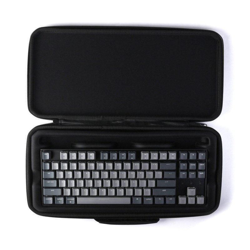 Kалъф за клавиатура Keychon K8 (Plastic) удароустойчив, пластмасов, Черен - Image 4