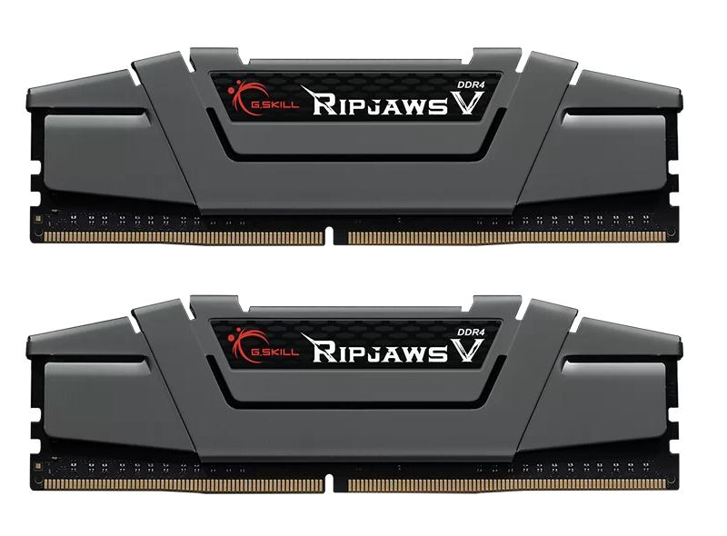 Памет G.SKILL Ripjaws V Dark Gray 16GB(2x8GB) DDR4 3200MHz F4-3200C16D-16GVGB
