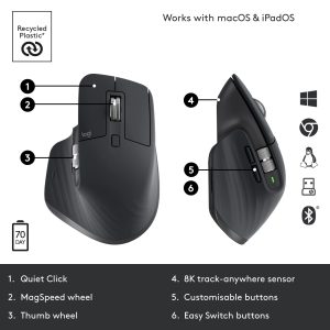 Безжична лазерна мишка LOGITECH MX Master 3S - Image 8