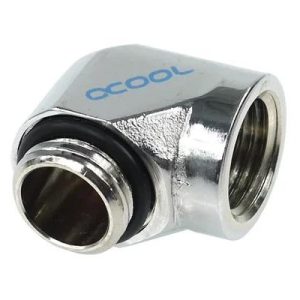 Адаптер Alphacool HF, G1/4 външна резба - G1/4, вътрешна резба, Сребрист - Image 2