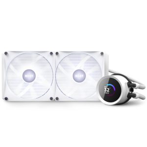 Охладител за процесор NZXT Kraken 280 RGB White, LCD Display - Image 7