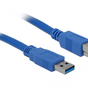 Кабел Delock USB-A - USB-B, 3m - Image 2