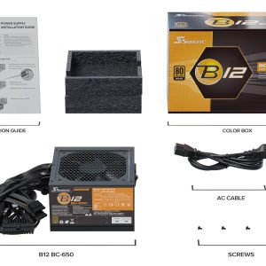 Захранващ блок Seasonic B12-BC-650, 650W Bronze 85+ - Image 5