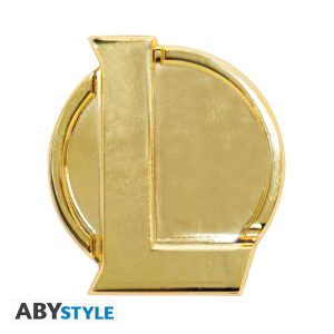 Комплект ABYSTYLE LEAGUE OF LEGENDS - Pck XXL glass + Pin + Notebook "Hextech logo" - Image 7