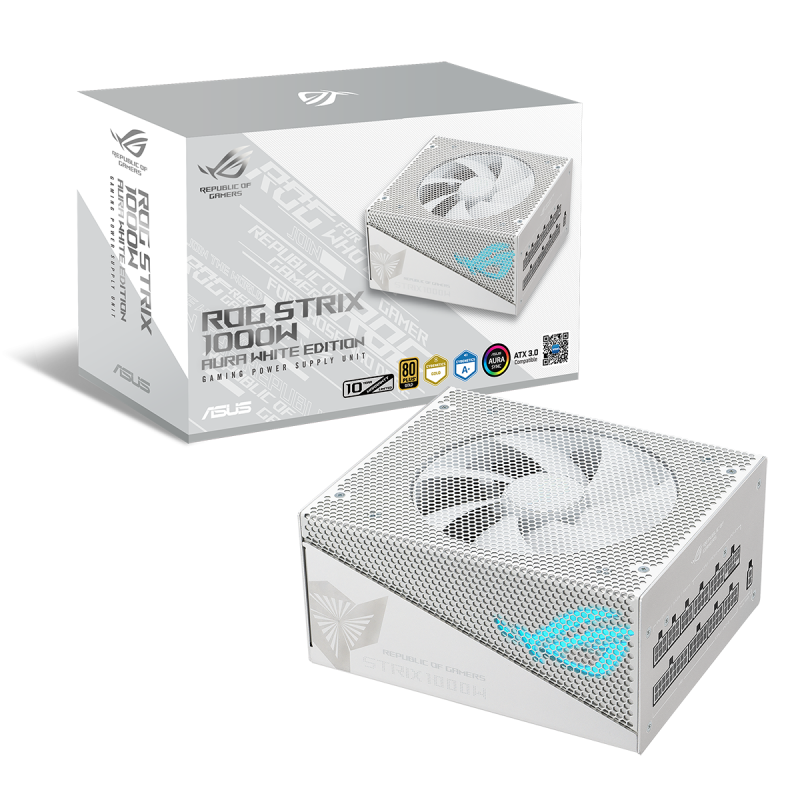 Захранващ блок ASUS ROG Strix 1000W 80+ Gold Aura White - Image 10