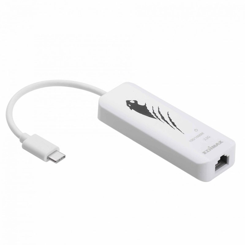 Мрежова карта EDIMAX EU-4307, USB-C, 2.5 Gigabit Ethernet, Бял - Image 2