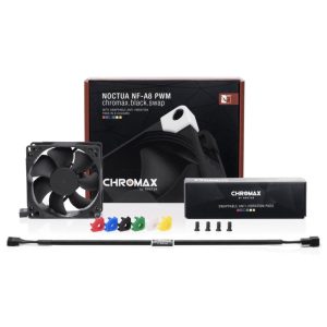 Вентилатор Noctua NF-A8 PWM chromax black swap 80 mm - Image 3