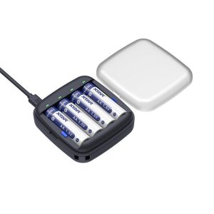 Зарядно у-во XTAR ET4S, USB MICRO, Charger, LiIon & NIMH, AA, AAA 1,5V  с 4 гнезда - Image 2