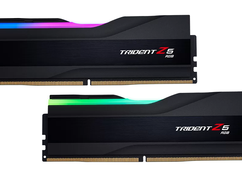 Памет G.SKILL Trident Z5 RGB Black 64GB(2x32GB) DDR5 5600MHz F5-5600J3036D32GX2-TZ5RK
