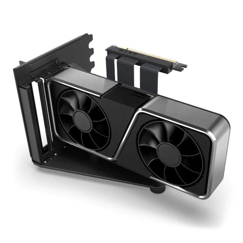 Брекет и кабел NZXT H7 Vertical GPU Mounting Kit, за вертикален монтаж на видео карта, Черен - Image 3