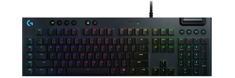 Геймърска механична клавиатура Logitech G815 Lightsync RGB, Tactile суичове - Image 8