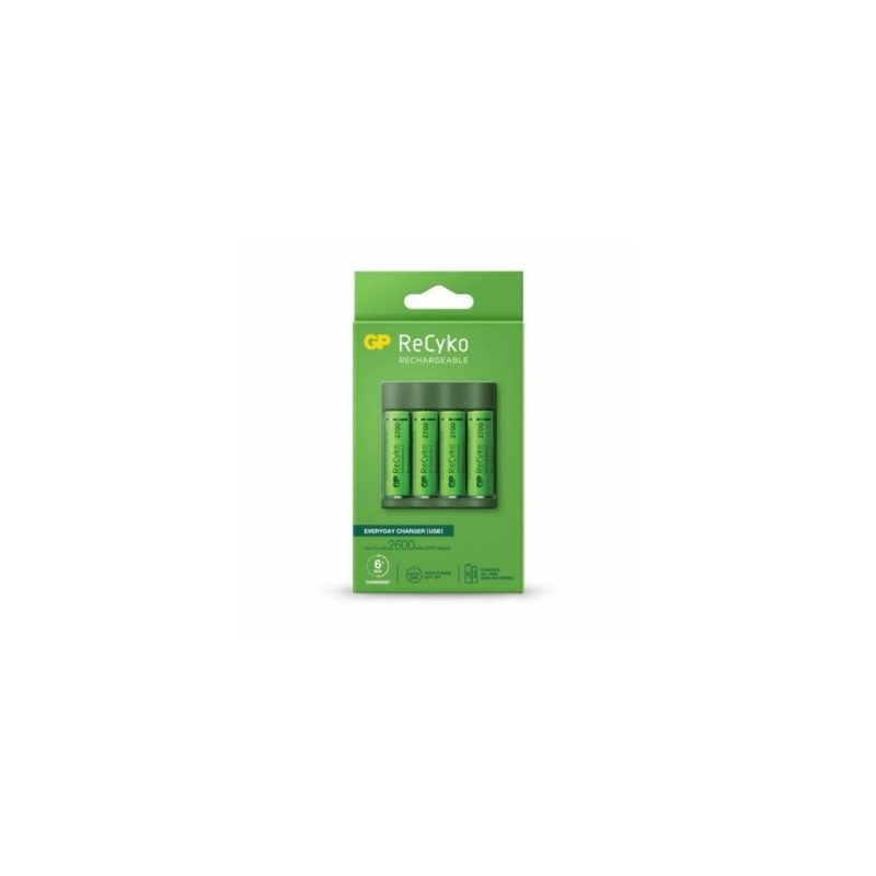 Зарядно у-во GP BATTERIES B421  270AAHCE-EB4+4 AA NiMH 2700mAh