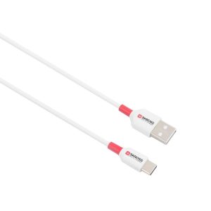 Кабел Skross, USB-C - USB-A 2.0 мъжко, 1.2м, Бял - Image 2