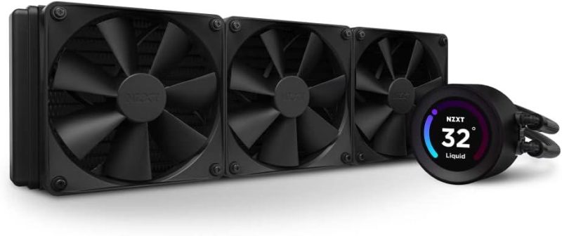 Охладител за процесор NZXT Kraken Elite 360 Black, 2.72" LCD Display